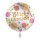 Luftballon Glückwunsch Glänzende Konfetti Folie ø45cm