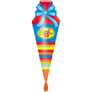 Anagram Folienballon ABC Schultüte Blau 111cm-1St