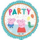 Luftballon Peppa Pig Party Folie &oslash;43cm