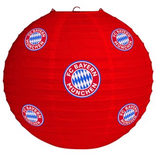 Lampion FC Bayern M&uuml;nchen Papier 20cm