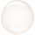 Luftballon Orange Crystal Clearz Folie ø56cm
