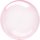 Luftballon Pink Crystal Clearz Folie &oslash;56cm