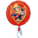 Luftballon Feuerwehrmann Sam Folie ø43cm