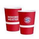 6 Becher FC Bayern M&uuml;nchen Papier 500 ml