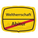 Luftballon Abitur - Weltherrschaft Folie &oslash;43cm