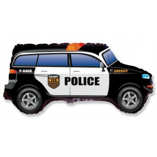 Flexmetal Folienballon Polizeiauto Sheriff 85cm unverpackt-1St