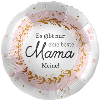 Premioloon Folienballon Es gibt nur eine beste Mama meine  ø71cm-1St