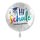 Luftballon Hi Schule Eule Folie ø43cm