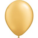 8 Luftballons Gold Metallic ø30cm