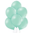 8 Luftballons Gr&uuml;n-Hellgr&uuml;n Pastel &oslash;30cm