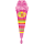 Anagram Folienballon ABC Schultüte Pink 111cm-1St