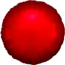 Anagram Folienballon Rot Satin ø45cm unverpackt-1St