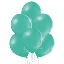 8 Luftballons Gr&uuml;n-Waldgr&uuml;n Pastel &oslash;30cm