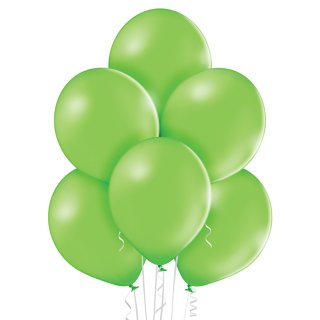 8 Luftballons Grün-Limonengrün Pastel ø30cm