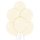 8 Luftballons Elfenbein-Vanille Pastel ø30cm