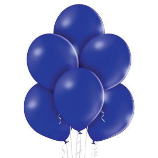 8 Luftballons Blau-Dunkelblau Pastel &oslash;30cm