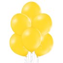 8 Luftballons Gelb-Dunkelgelb Pastel &oslash;30cm
