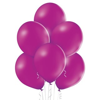 8 Luftballons Violett-Traubenviolett Pastel &oslash;30cm