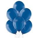 8 Luftballons Blau-Königsblau Kristall ø30cm