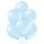 Belbal Premium Luftballon Hellblau Perl ø30cm-8St