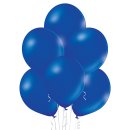 8 Luftballons Blau-K&ouml;nigsblau Metallic &oslash;30cm