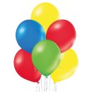 8 Luftballons Mix Metallic &oslash;30cm