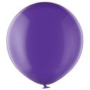 2 Riesenballons Violett Kristall kugelrund &oslash;60cm