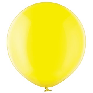 2 Riesenballons Gelb Kristall kugelrund ø60cm