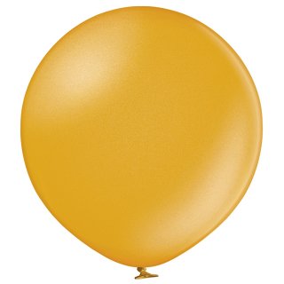 Riesenballon Gold Metallic kugelrund ø60cm