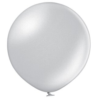 Belbal Premium Riesenballon Silber ø60cm Metallic -1St
