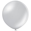 Riesenballon Silber Metallic kugelrund ø60cm