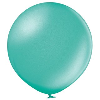 Riesenballon Grün Metallic kugelrund ø60cm