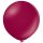 2 Riesenballons Burgund Metallic kugelrund &oslash;60cm