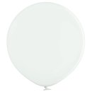 2 Riesenballons Weiß Pastel kugelrund ø60cm