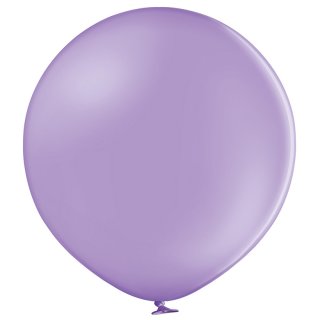 2 Riesenballons Violett-Hellviolett Pastel kugelrund &oslash;60cm