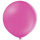 2 Riesenballons Pink Pastel kugelrund &oslash;60cm