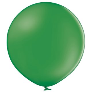 2 Riesenballons Gr&uuml;n-Dunkelgr&uuml;n Pastel kugelrund &oslash;60cm
