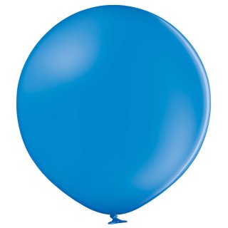 2 Riesenballons Blau Pastel kugelrund &oslash;60cm
