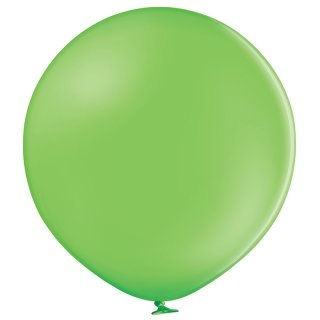 2 Riesenballons Grün-Limonengrün Pastel kugelrund ø60cm