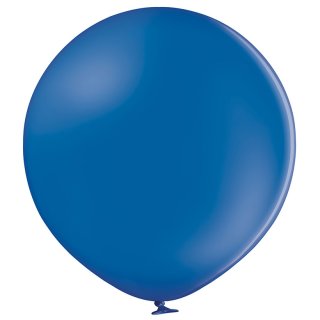 2 Riesenballons Blau-Königsblau Pastel kugelrund ø60cm