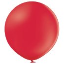 2 Riesenballons Rot Pastel kugelrund &oslash;60cm