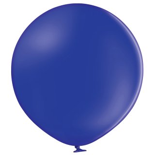 2 Riesenballons Blau-Dunkelblau Pastel kugelrund ø60cm