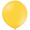 2 Riesenballons Gelb-Dunkelgelb Pastel kugelrund...