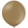 2 Riesenballons Braun-Hellbraun Pastel kugelrund &oslash;60cm