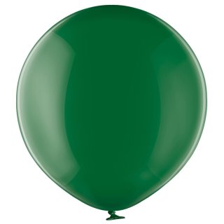 2 Riesenballons Grün Kristall kugelrund ø90cm