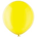 2 Riesenballons Gelb Kristall kugelrund &oslash;90cm