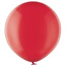 2 Riesenballons Rot-K&ouml;nigsrot Kristall kugelrund...