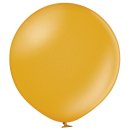 2 Riesenballons Gold Metallic kugelrund &oslash;90cm