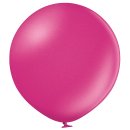 Riesenballon Fuchsia-Pink Metallic kugelrund ø90cm