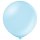 2 Riesenballons Blau-Hellblau Metallic kugelrund ø90cm